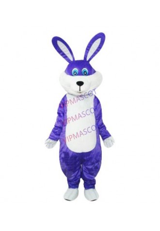 mascot Easter Purple Bunny Rabbit Mascot Costume Easter Holiday Animal Mascotte Outfit Suit