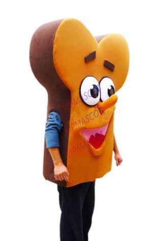 mascot Bone Shape Bread Food Mascot Costume Christmas Halloween Easter Dinner Food Cartoon Character Mascotte Outfit Suit
