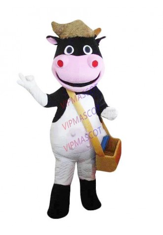 mascot  cow cattle Calf Mascot Costume Adult Size Calf Costume Cartoon Character Calf Cosply Carnival Fancy Dress