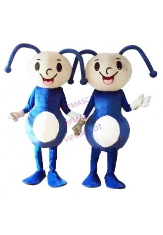 mascot  Little Blue Ant Mascot Costume Cartoon Character Ant Party Carnival Costumes Fancy Dress for Children