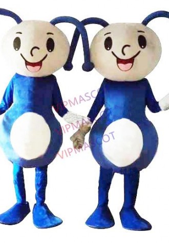 mascot  Little Blue Ant Mascot Costume Cartoon Character Ant Party Carnival Costumes Fancy Dress for Children