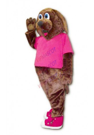mascot Dark Brown Smarty Dog Mascot Costume Adult Size Advertising SMARTY Mascotte Outfit Suit Dog Cosply Carnival Costume