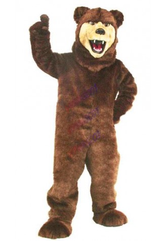 mascot Professional Custom! EMS FREE SHIP! Grizzly Bear Mascot Costume