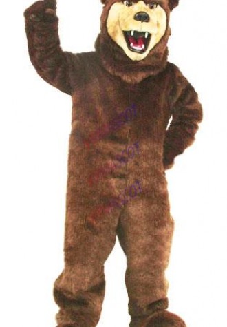 mascot Professional Custom! EMS FREE SHIP! Grizzly Bear Mascot Costume