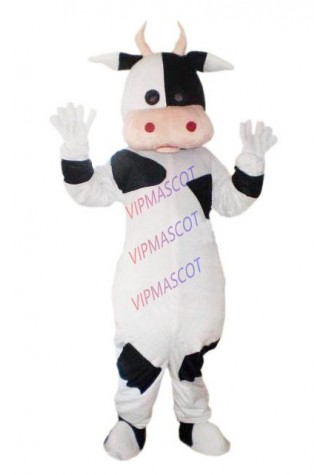mascot Dairy Milk Cow Mascot Costume Adult Size Cartoon Character carnival costume fancy Costume