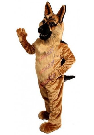 mascot German Shepard Dog Mascot Costume Cartoon Character carnival costume fancy Costume party