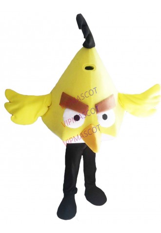 Christmas halloween Yellow Bird Adult Mascot Costume Fancy Outfit Cartoon Character Party Dress Free Shipping