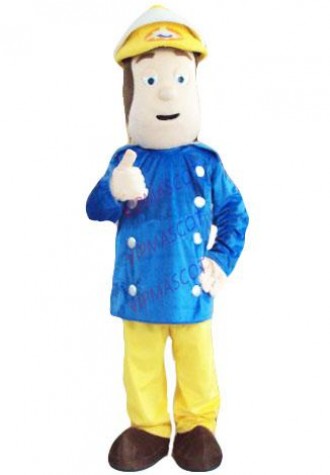 cosplay costumes Fireman Sam Mascot costume Fancy Dress Adult size Free shipping