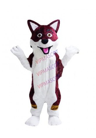 New arrival Adult cute red wolf mascot fancy dress suit costumes cartoon party costumes adult size