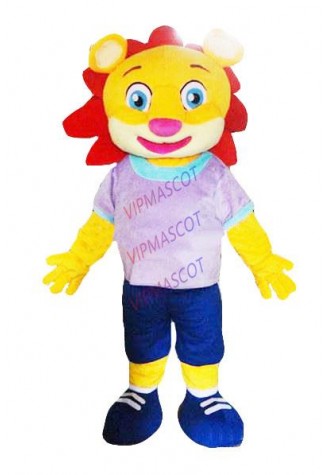 Hot sale Foam Character Adult lovely Lion Mascot Costume fancy dress Halloween party costume