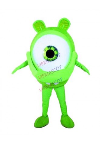 Hot sale Character Adult lovely green eyeball Mascot Costume fancy dress Halloween party costume