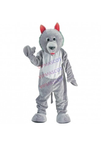 Hot sale Character Adult lovely cute Hungry Wolf Mascot Costume fancy dress Halloween party costume