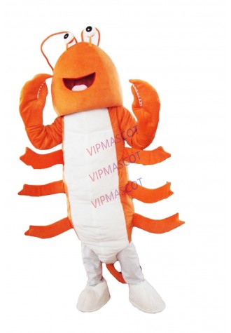 Hot selling Foam Adult cartoon character big shrimp Mascot Costume fancy dress party costumes adult size