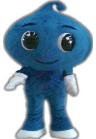 Hot sale Cute Cartoon Character Adult Blue water droplets mascot costume suit Halloween costume