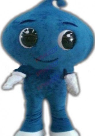 Hot sale Cute Cartoon Character Adult Blue water droplets mascot costume suit Halloween costume