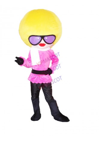 New arrival Cute Adult cute fashion girl mascot fancy dress costumes Halloween cartoon party costumes