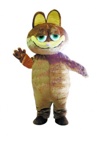 New arrival  Adult cute brown cat mascot fancy dress costumes Halloween party costumes