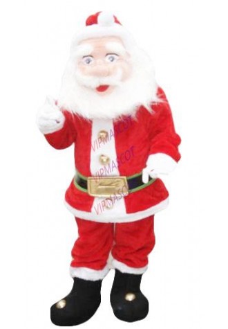 New arrival Cute Cartoon Character Adult cute santa Mascot Costume Fancy Dress Halloween party costume