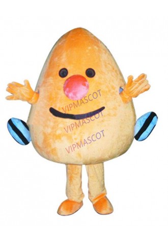Hot selling Foam Cartoon Character Adult cute orange monster Mascot Fancy Dress party Costume adult size