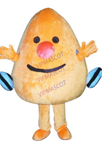 Hot selling Foam Cartoon Character Adult cute orange monster Mascot Fancy Dress party Costume adult size