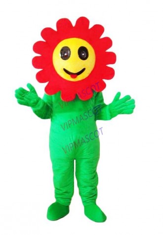 Hot sale Adult cute sunflower mascot fancy dress costumes Chirstmas party costumes
