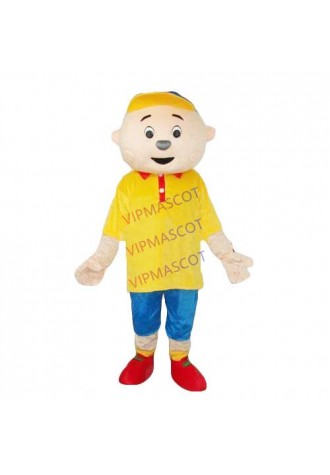Hot selling Foam Adult cute Caillou Theme Mascot Costumes Halloween Cartoon Party Outfits Fancy Dress Adult Size