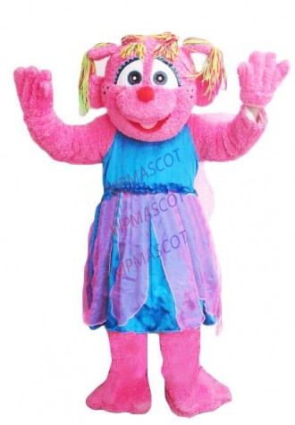 Hot selling Foam Adult cute pink monkey mascot costume Halloween party costume adult size