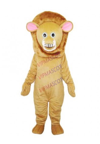 Hot sale Adult new cute brown lion mascot fancy dress costumes Chirstmas party costumes