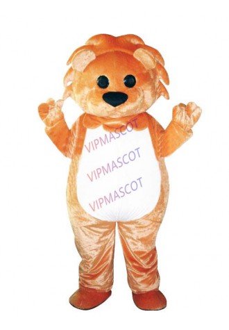 Hot selling Cute Adult cute brown lion mascot fancy dress costumes Halloween party costumes