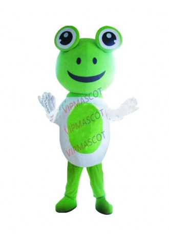 Hot selling Cute Adult cute green little Frog mascot fancy dress costumes Halloween party costumes