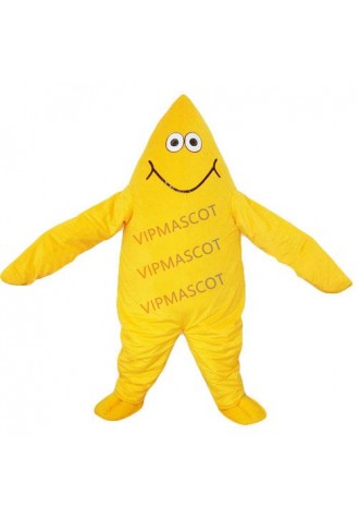 Hot sale  Foam Adult yellow Starfish mascot fancy dress costumes Halloween party costumes adult size