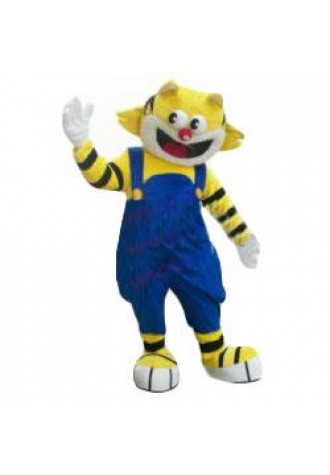 Hot sale Foam Adult cartoon character cute happy cat Mascot Costume Halloween party costumes
