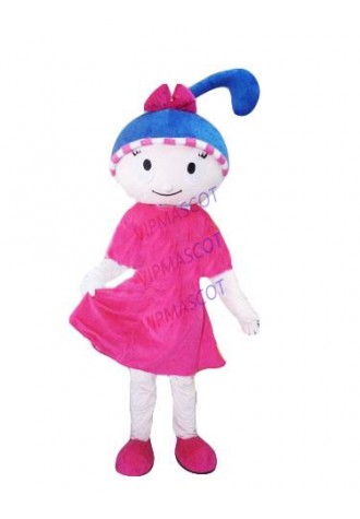 New arrival Foam Adult lovely cartoon purple dress girl mascot costume fancy dress party costumes adult size