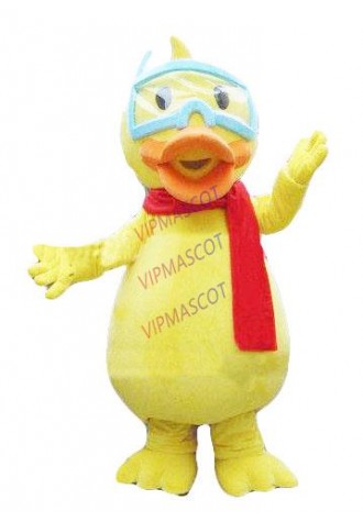 Hot sale Foam Adult yellow duck mascot animal mascot outfit fancy dress costumes advertising mascot kids party costumes