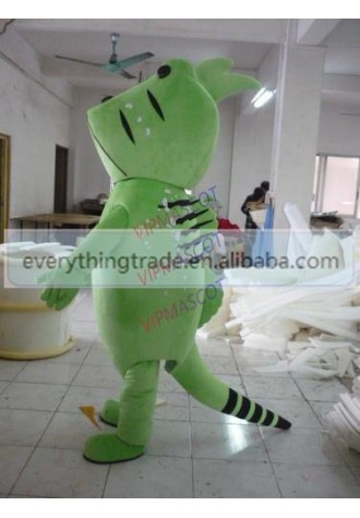New arrival Foam Adult lovely cartoon green tall monster mascot costume fancy dress party costumes adult size