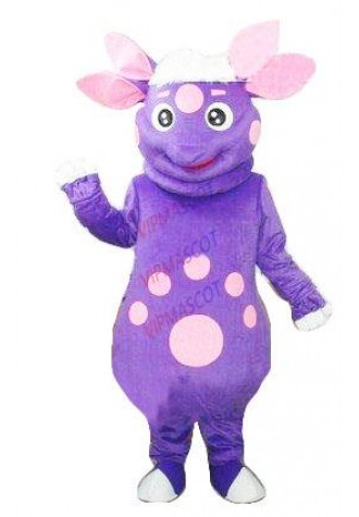 Cute Hot Cartoon Character Adult Purple Sheep Dress cosplay Halloween  Party Costume