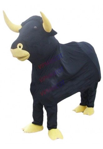 Hot sell Foam Custom made Cartoon Character Adult black cow Mascot Fancy Dress cosplay Halloween  Party Costume