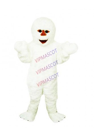 Hot selling Cute Adult cartoon character lovely white monster Mascot Costume fancy dress party costumes