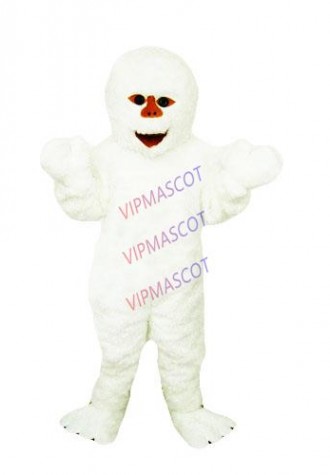 Hot selling Cute Adult cartoon character lovely white monster Mascot Costume fancy dress party costumes