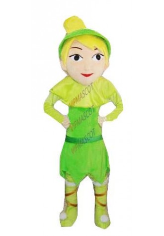 Hot sale Cute Adult tinkerbell mascot costume fancy dress cartoon characters party outfit