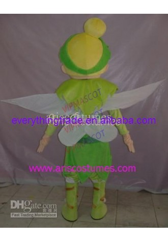 Hot sale Cute Adult tinkerbell mascot costume fancy dress cartoon characters party outfit