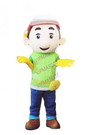 Hot sale Cute Cartoon Character cute New Handy Manny Mascot Costume party costume Adult Size
