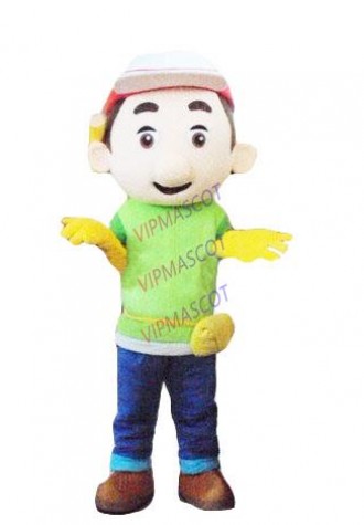 Hot sale Cute Cartoon Character cute New Handy Manny Mascot Costume party costume Adult Size