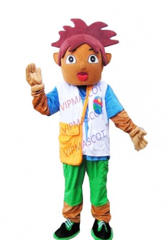 Hot sale Foam Cartoon Character lovely boy Adult Mascot Costume fancy dress costume