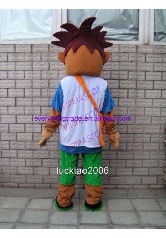 Hot sale Foam Cartoon Character lovely boy Adult Mascot Costume fancy dress costume