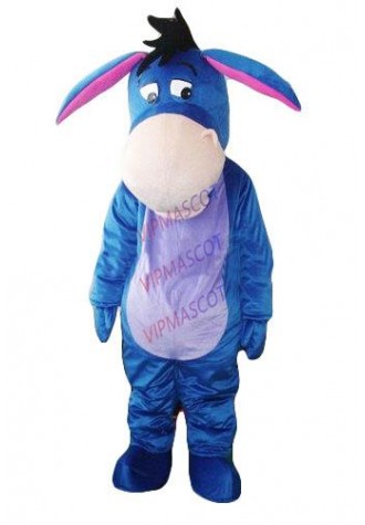 Hot sale Foam Cartoon Character cute Eerore donkey Mascot Costume party costume Adult Size