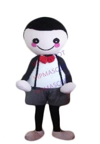 New arrival Foam Cartoon Character lovely Suspender Boy Mascot Costume party costume Adult Size