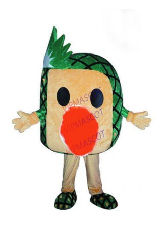 Hot sale Cute Character Adult lovely green pineapple Mascot Costume fancy dress Halloween party costume