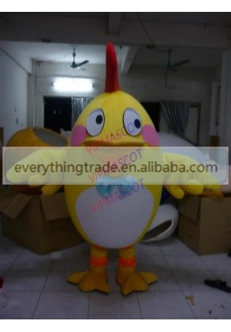 New arrival Cute Adult cartoon lovely little fat chicken mascot costume suit fancy dress party costumes adult size