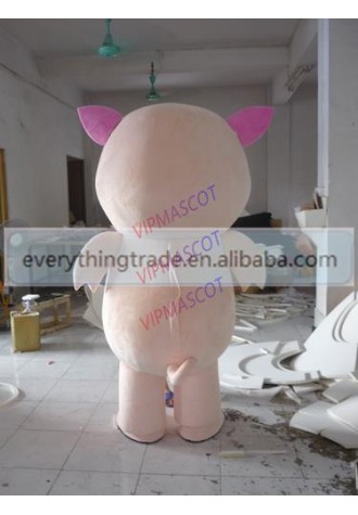 New arrival Love Adult cute pink nose pig mascot fancy dress suit costumes cartoon party costumes adult size